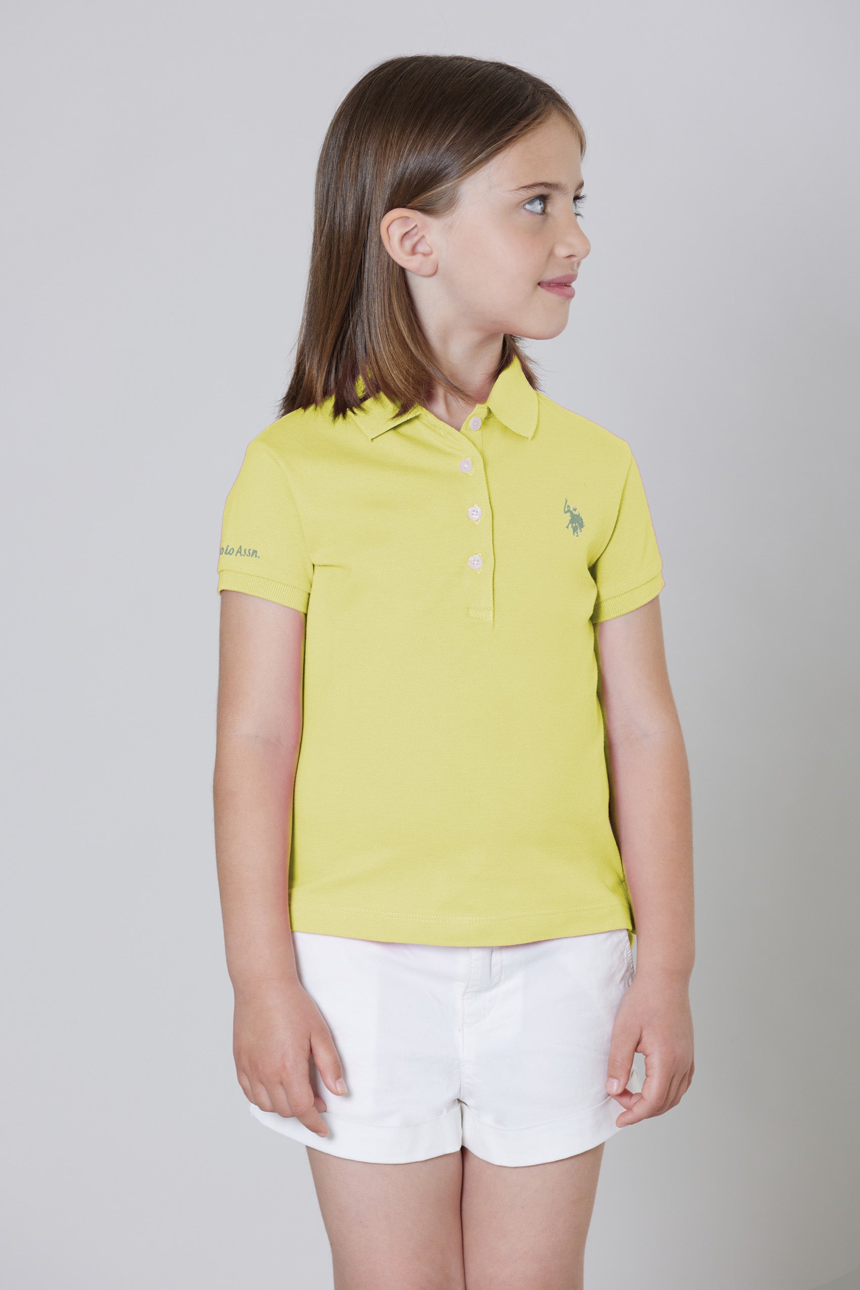 Polo a maniche corte in cotone micropiquet stretch