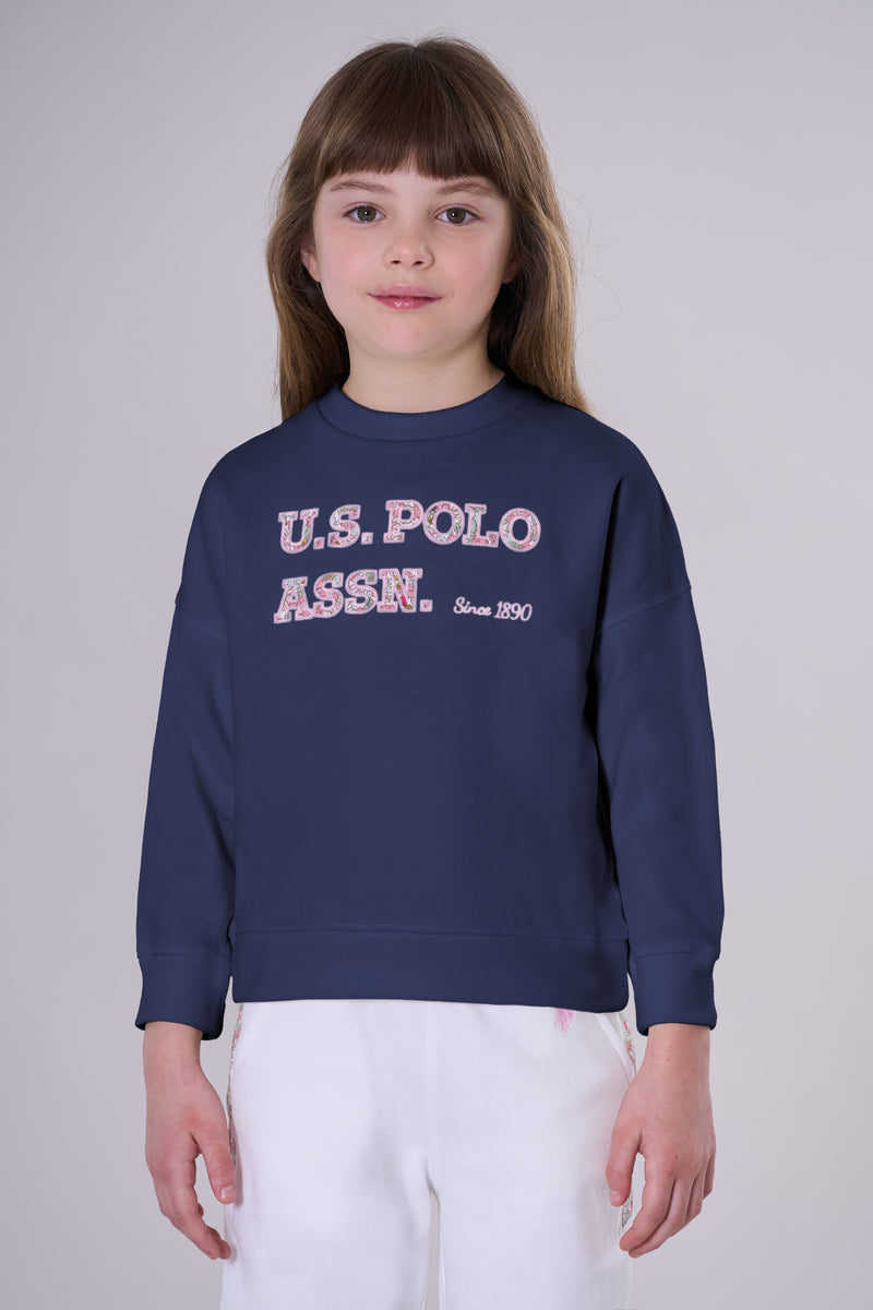 Felpa girocollo con ricamo U.S. POLO ASSN.