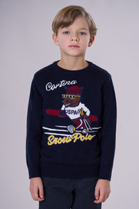 Maglia girocollo misto cashmere Cortina SnowPolo