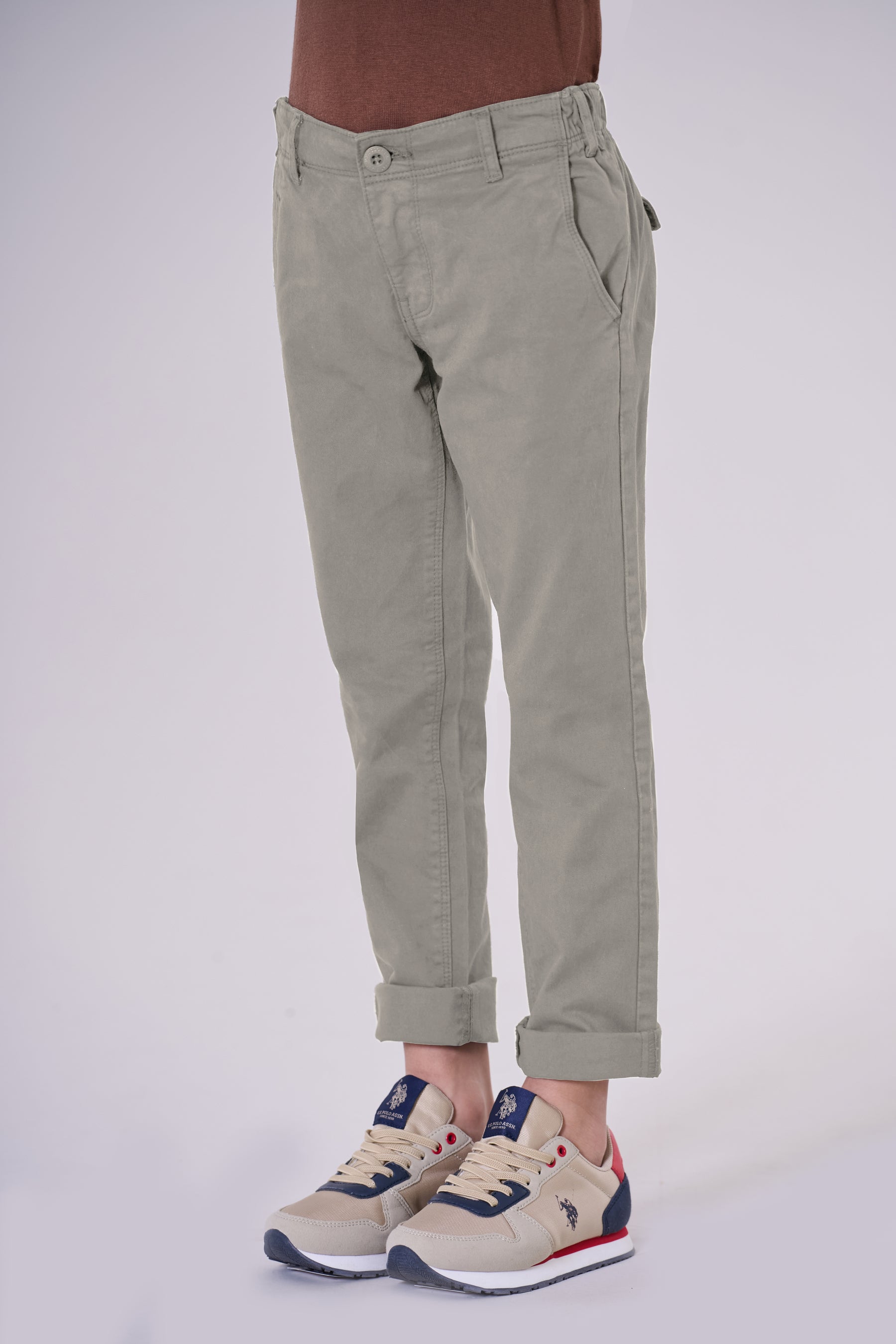 Pantalone chino cotone twill