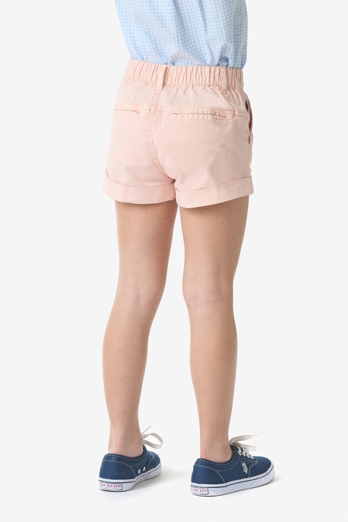 Shorts in cotone con logo