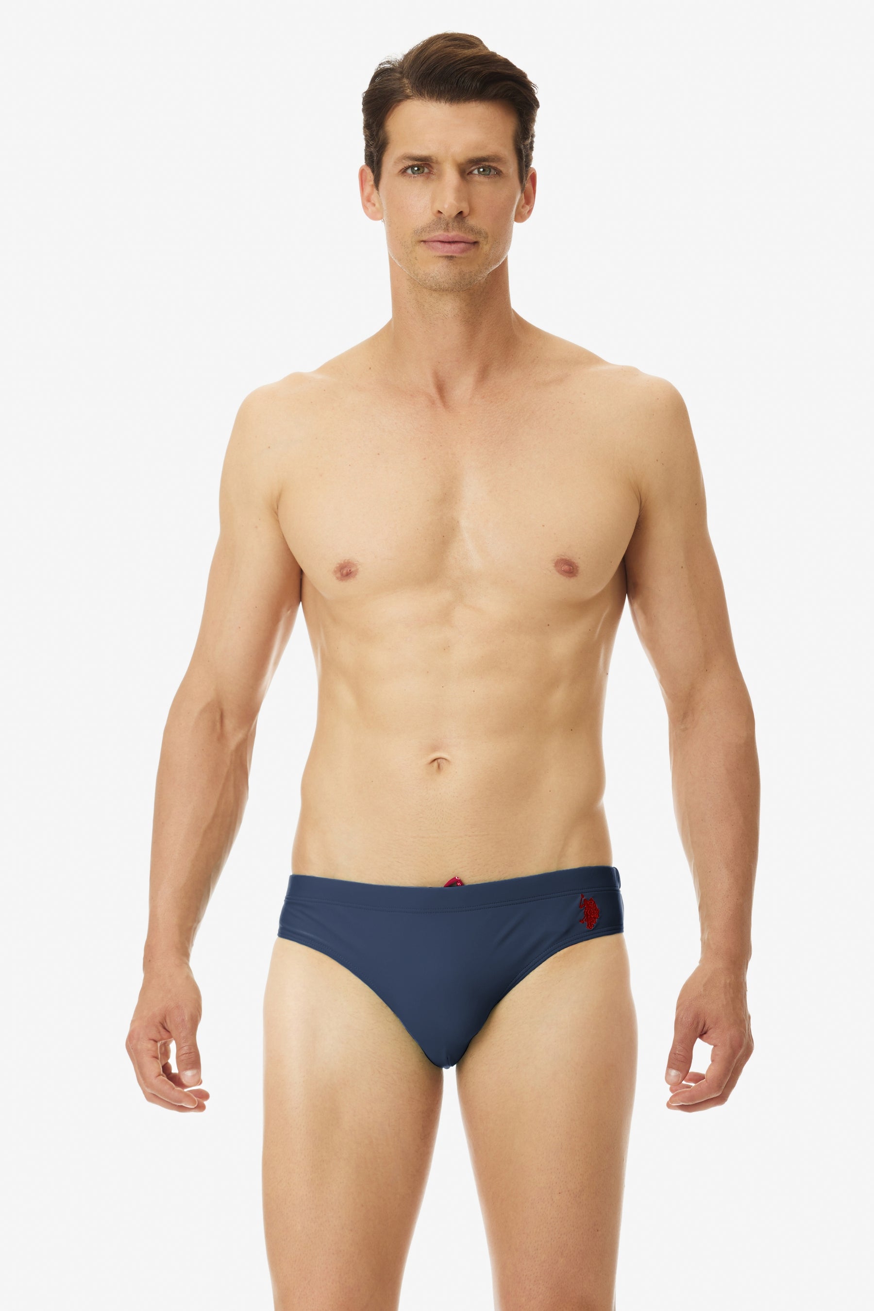 Slip da mare polistretch con logo