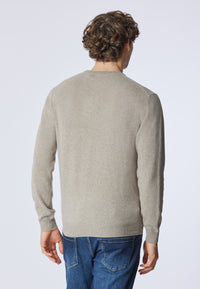 Maglia girocollo in lana lambswool