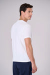 T-shirt in cotone jersey stretch con logo