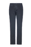 Pantalone chino in cotone stretch satin