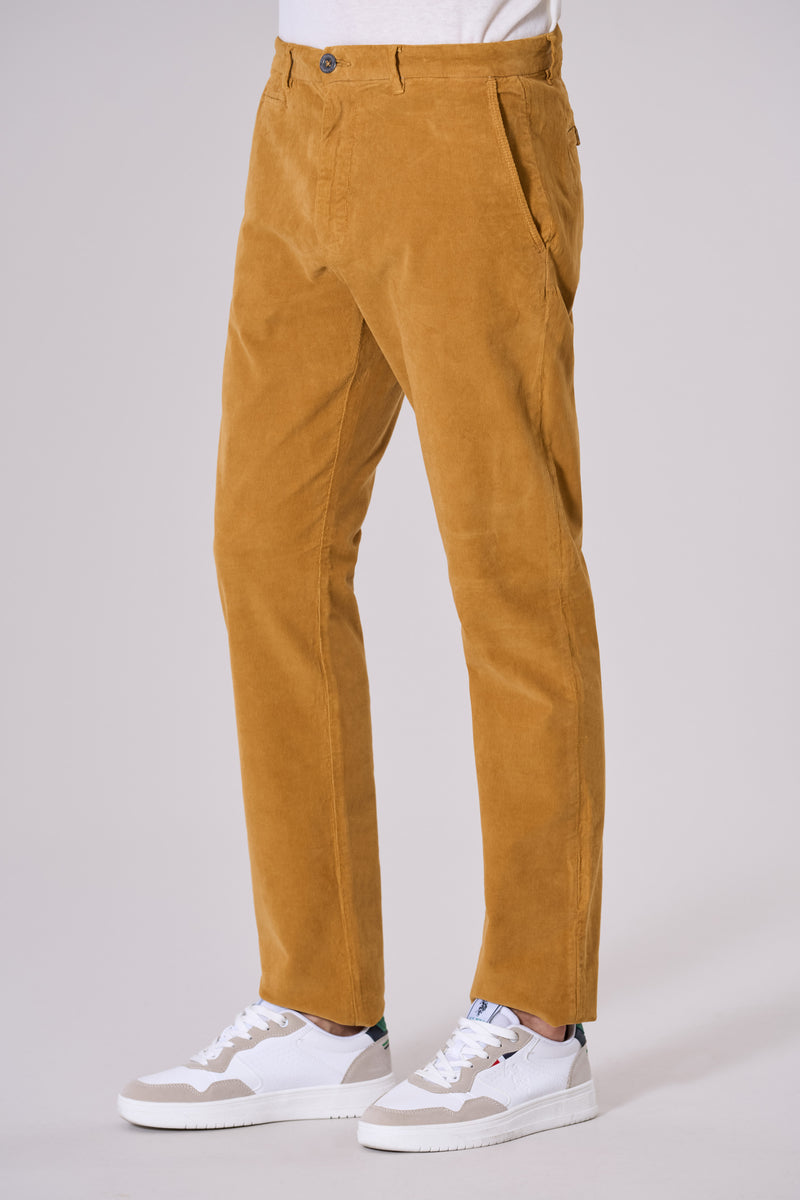 Pantalone chino in velluto