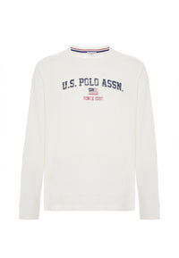 T-shirt maniche lunghe con stampa U.S. Polo Assn.