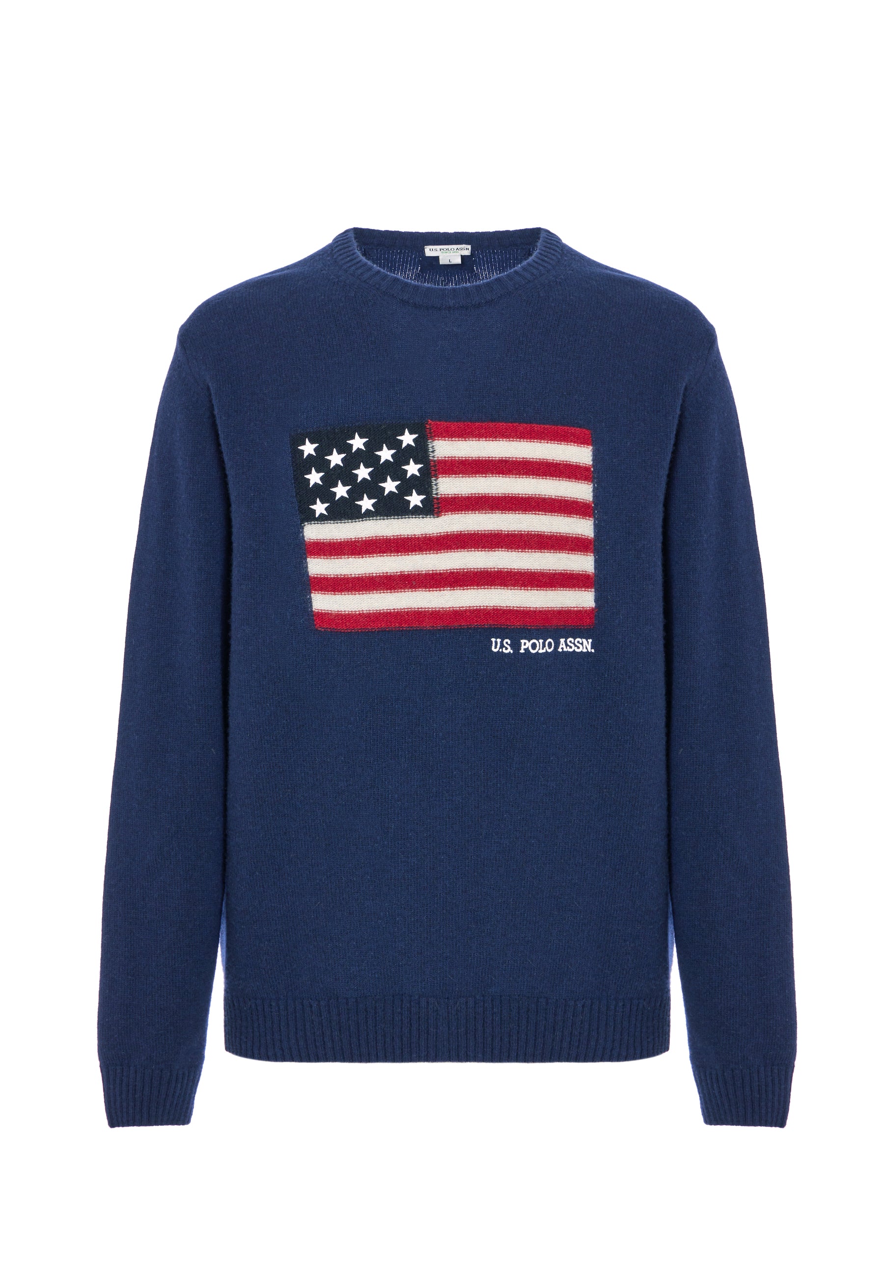 Maglia girocollo bandiera americana