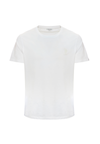 T-shirt a maniche corte in cotone stretch con logo