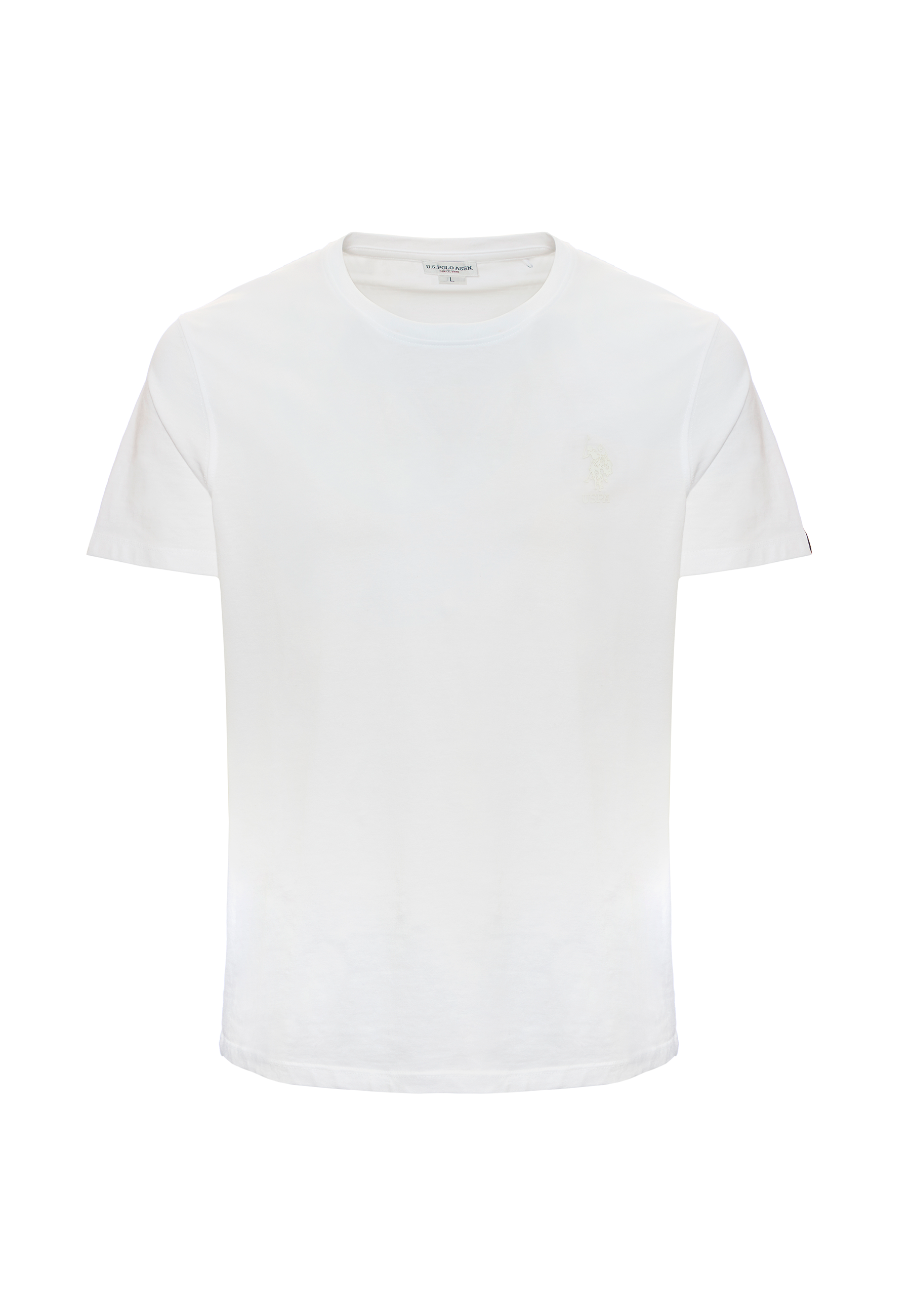 T-shirt a maniche corte in cotone stretch con logo