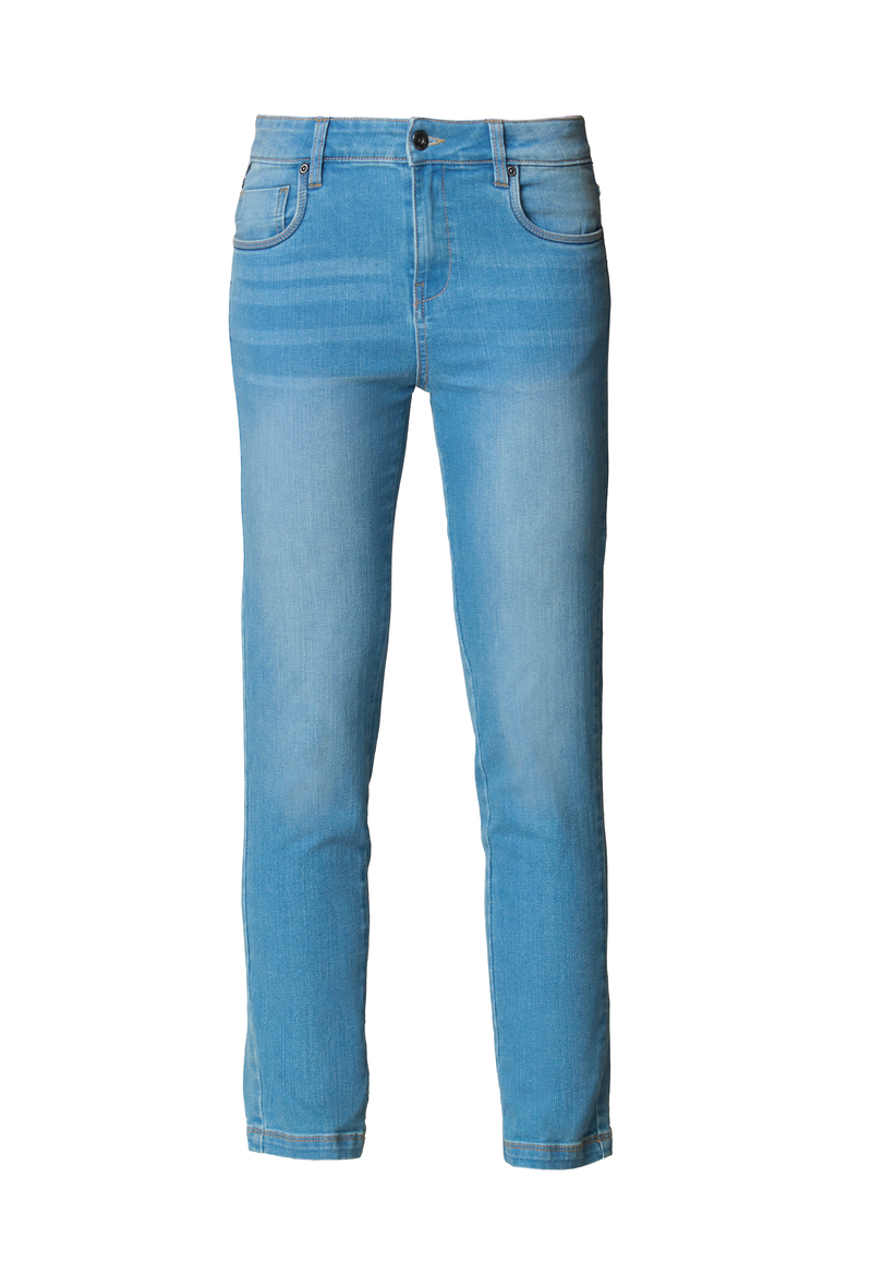 Pantalone denim cinque tasche skinny in cotone stretch