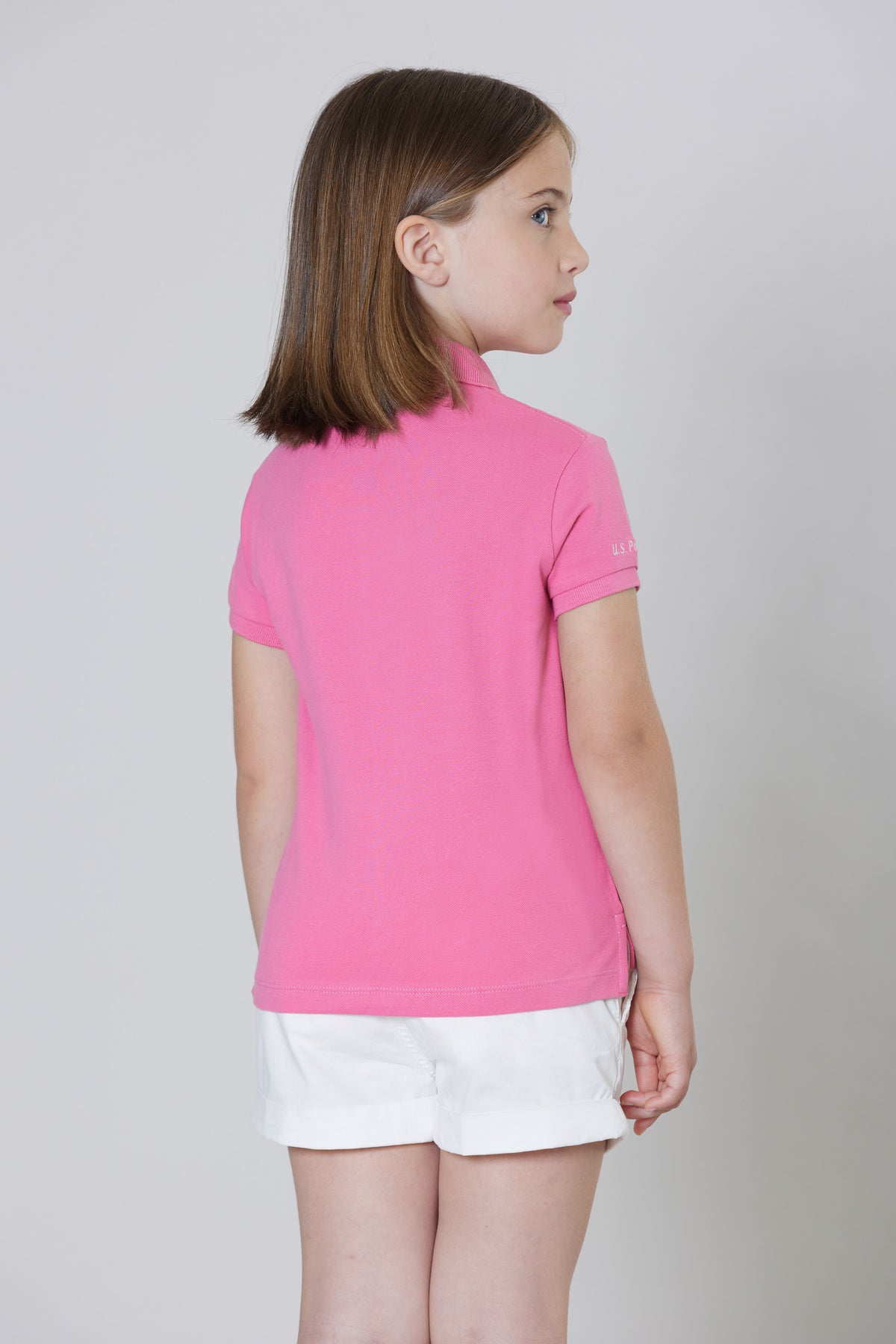 Polo a maniche corte in cotone micropiquet stretch