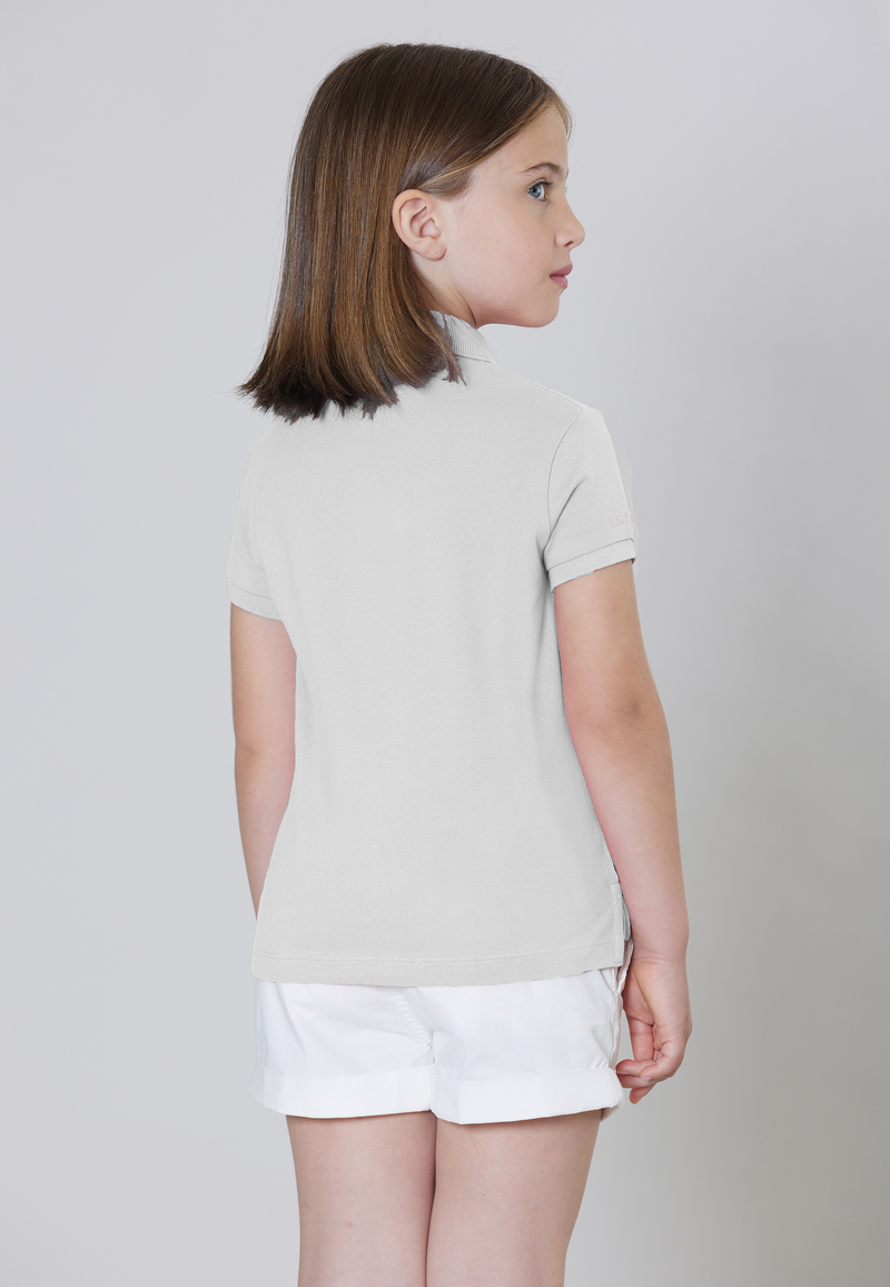 Polo a maniche corte in cotone micropiquet stretch