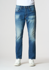 Pantalone denim in cotone stretch cinque tasche