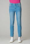 Pantalone denim cinque tasche skinny in cotone stretch