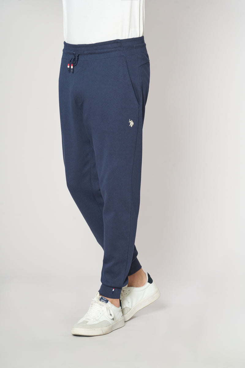 Pantalone sportivo in cotone stretch interlock