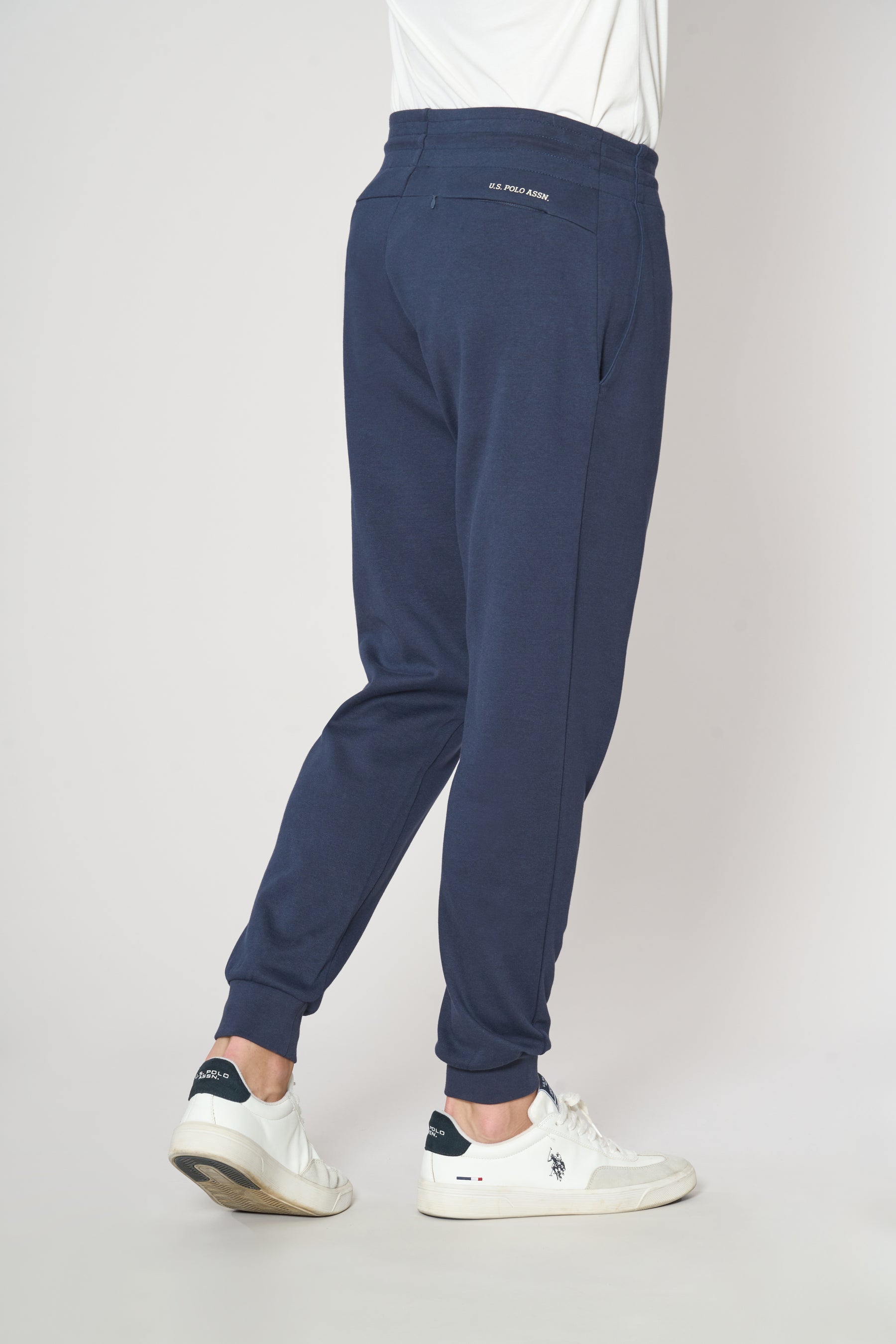 Pantalone sportivo in cotone stretch interlock