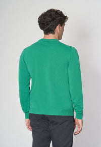 Maglia girocollo in lana lambswool