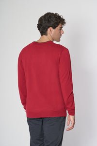 Maglia girocollo in lana merino