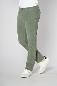 Pantalone chino in velluto