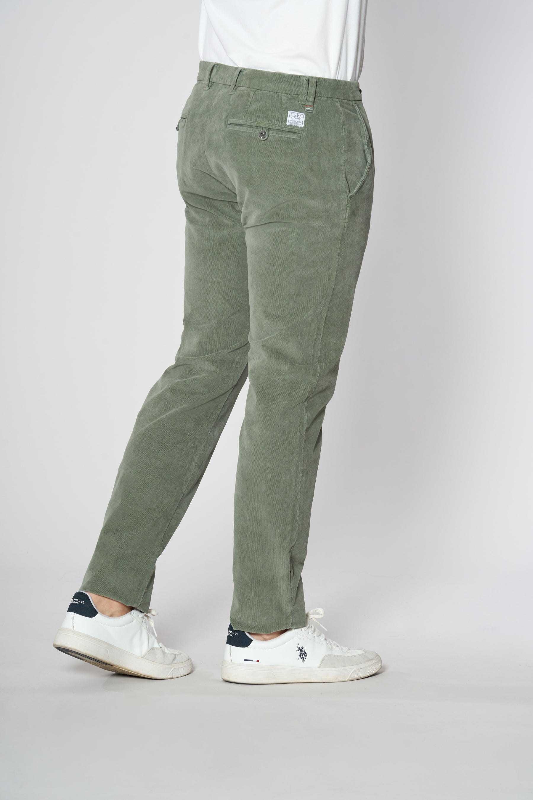 Pantalone chino in velluto