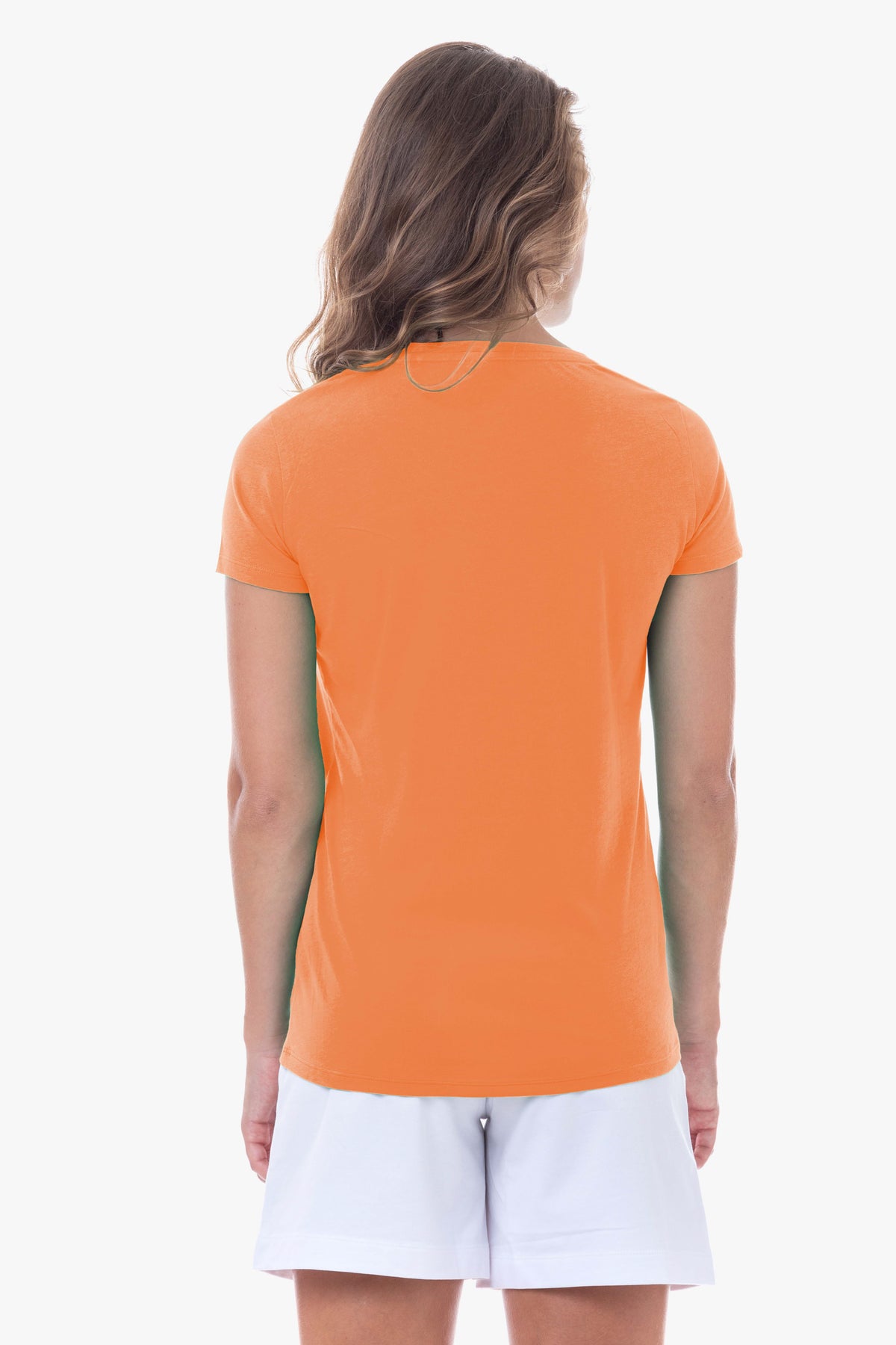 T-shirt donna girocollo in cotone U.S. Polo Assn.